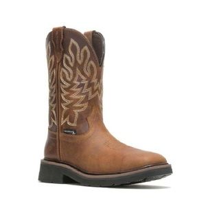 Wolverine Men’s Rancher work boots Tobacco color